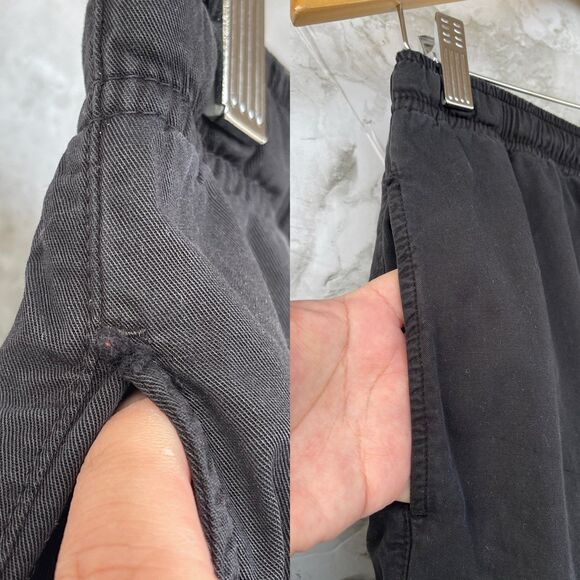 Palm Angels Black Cotton Logo Trousers | Streetwear Aesthetic | Size 44/S - Picture 5 of 12